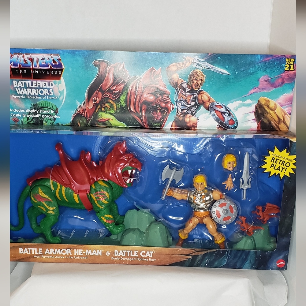 Mattel Masters Of The Universe Origins Battlefield Warriors Playset - He-Man
